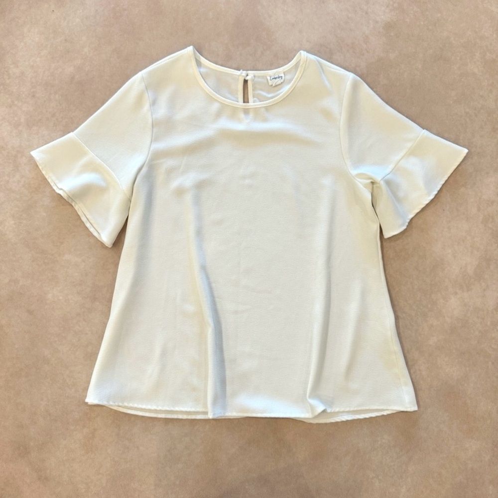White Emberley Blouse • size medium